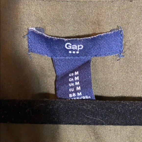 Gap factory long sleeve olive green top medium - Picture 3 of 4